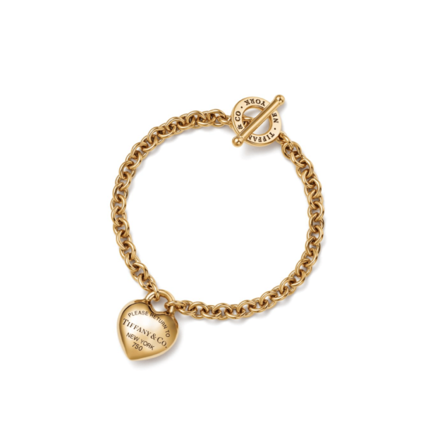 Tiffany Full Heart Toggle Bracelet