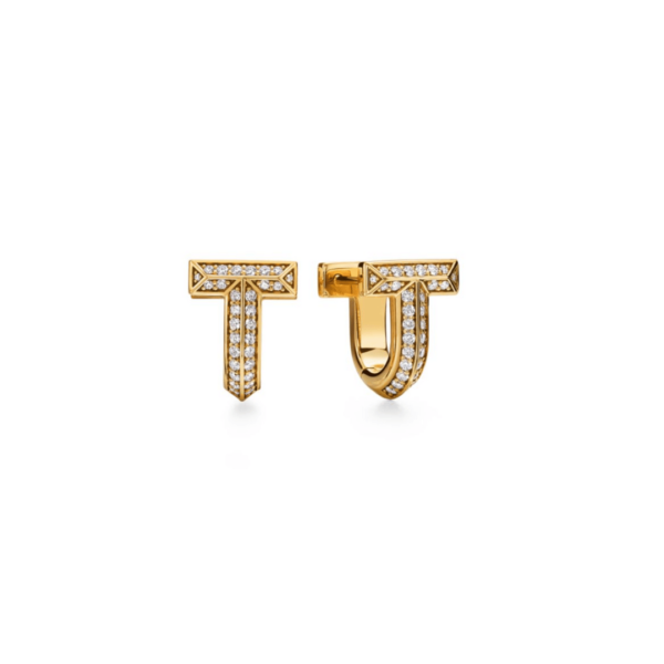 Tiffany T Diamond Huggie Earrings