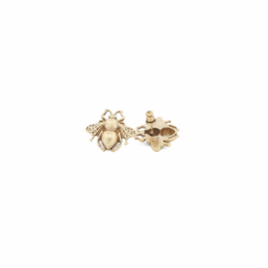 Gucci Gold Tone Bee Earrings