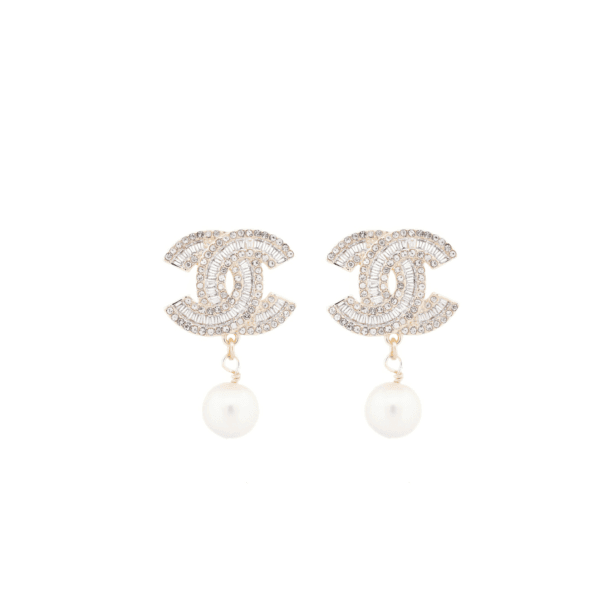 CC Crystal Stud Earrings - Image 2